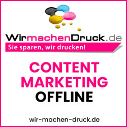 "Wir-machen-Druck" macht dein Content Marketing greifbar